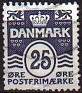Denmark - 2005 - Coat Of Arms - 25 KR - Violet - Denmark Arms Shield - Scott 1338 - 0